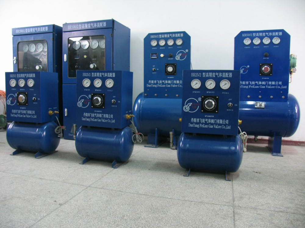 BR50/2 उच्च परिशुद्धता गैस मिक्सर का उपयोग CO2 Ar कनेक्टेड के लिए किया जाता है 